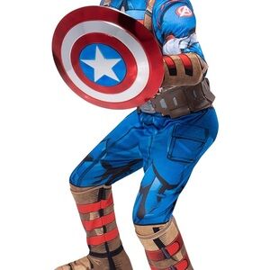 Captain American  Kids Costume with Shield